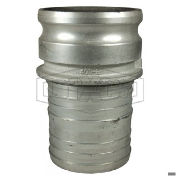 Boss-Lock Type E Cam and Groove Adapter, 4 in, Male Adapter x Hose Shank, Ductile Iron, Domestic